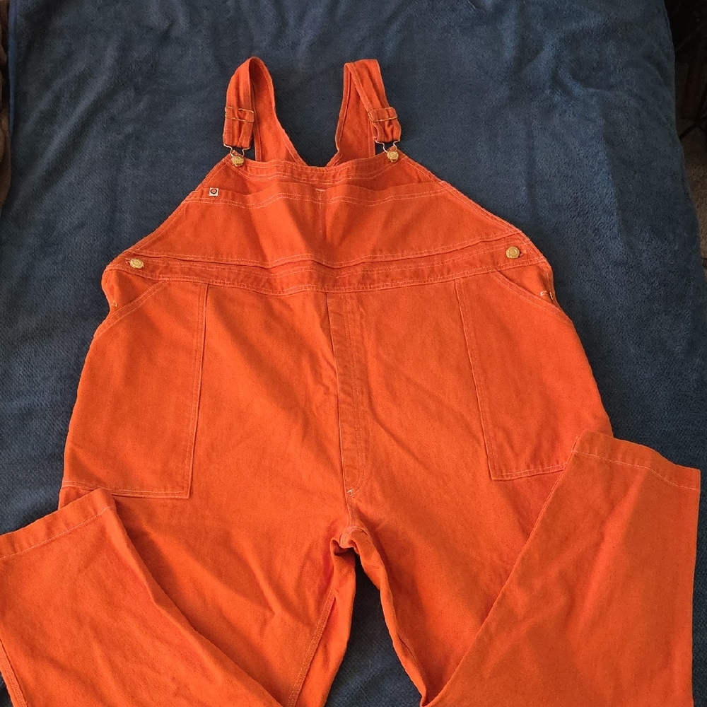 Big Bud Press sz 2XL Burnt Orange Overalls